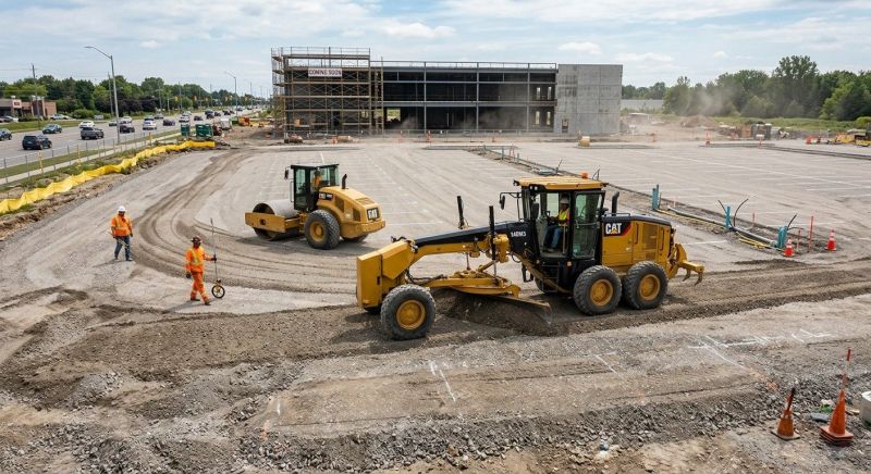 Parking Lot Excavation in Cypress, TX